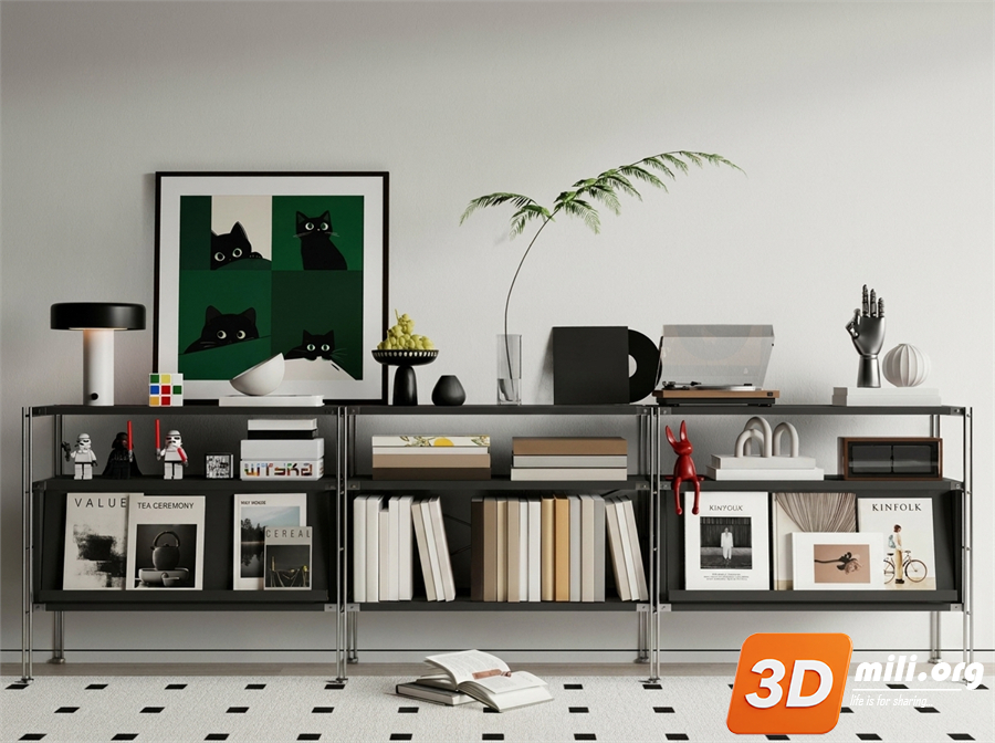 Bookcase Skp Files